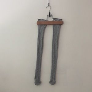 Heather grey knee length socks